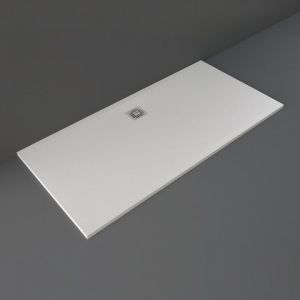 Rak Feeling White Stone Effect 1700 x 900 Rectangular Shower Tray