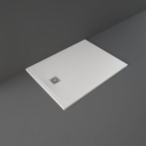 Rak Feeling White Stone Effect 1200 x 900 Rectangular Shower Tray
