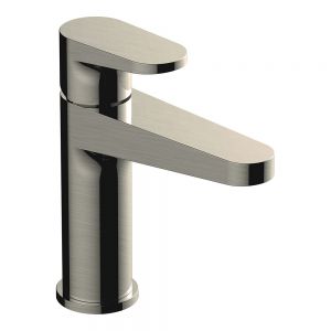 Rak Ischia Brushed Nickel Mono Basin Mixer Tap
