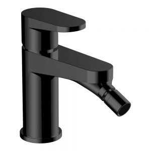 Rak Ischia Matt Black Mono Bidet Mixer Tap