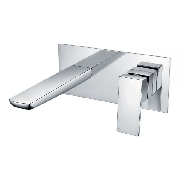 Rak Moon Chrome Wall Mounted Basin Mixer Tap
