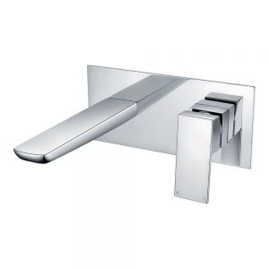 Rak Moon Chrome Wall Mounted Basin Mixer Tap