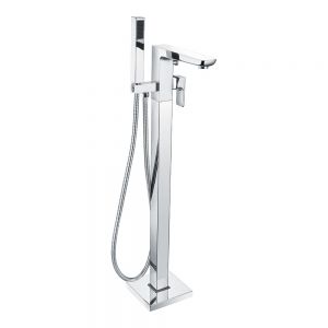Rak Moon Chrome Floor Standing Bath Shower Mixer Tap