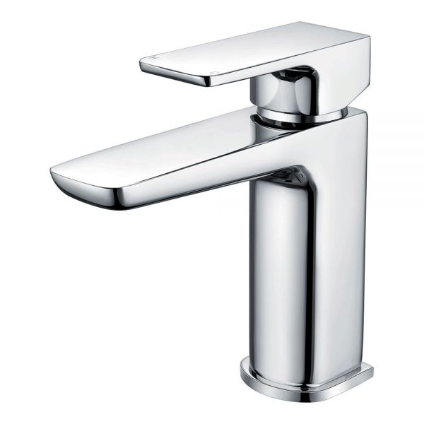 Rak Moon Chrome Mini Basin Mixer Tap with Waste