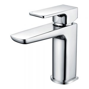 Rak Moon Chrome Mini Basin Mixer Tap with Waste