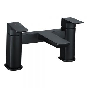 Rak Moon Matt Black Bath Filler Tap