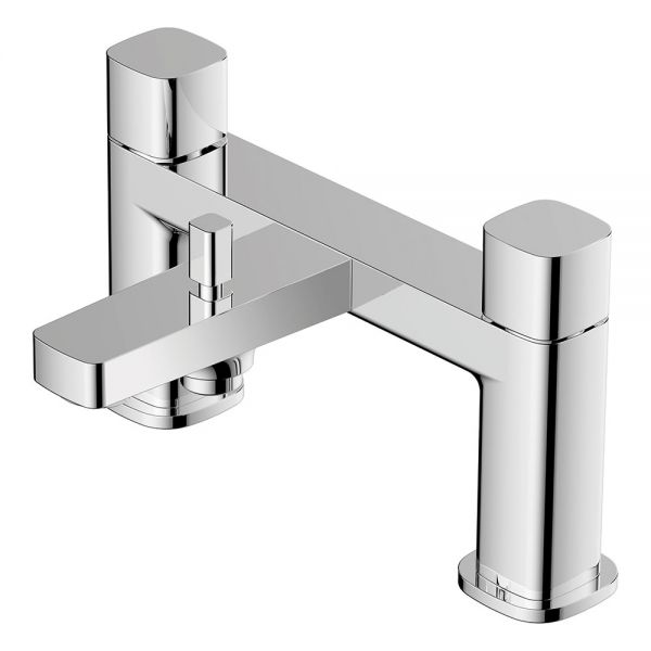 Rak Petit Square Chrome Bath Shower Mixer Tap