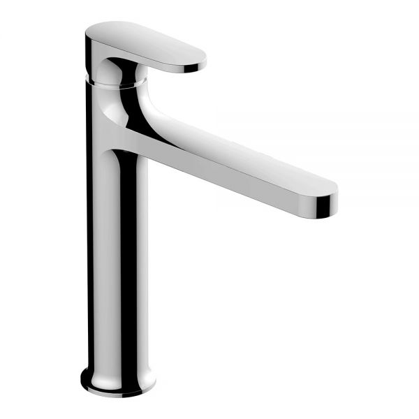 Rak Portofino Chrome Mono Mid Height Basin Mixer Tap