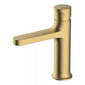 Rak Positano Brushed Gold Mono Basin Mixer Tap