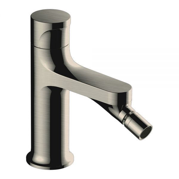 Rak Positano Brushed Nickel Mono Bidet Mixer Tap