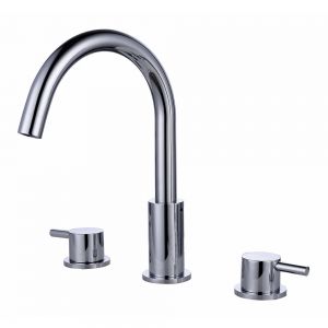Rak Prima Tech Chrome Deck Mounted 3 Hole Bath Filler Tap