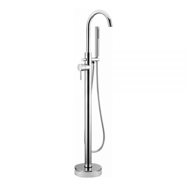 Rak Prima Tech Chrome Floor Standing Bath Shower Mixer Tap