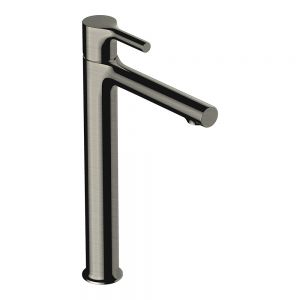 Rak Sorrento Brushed Nickel Tall Basin Mixer Tap