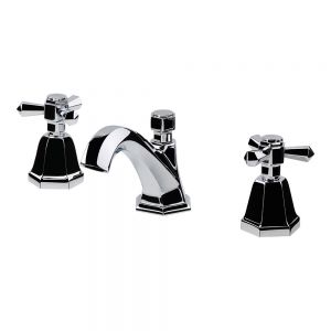 Rak Washington Chrome Deck Mounted 3 Hole Basin Mixer Tap