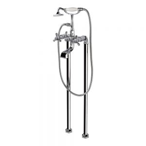 Rak Washington Chrome Floor Standing Bath Shower Mixer Tap