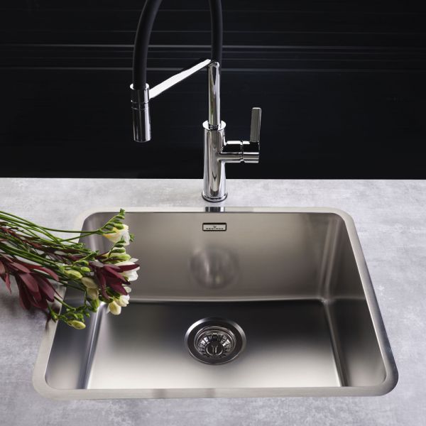 Reginox Kansas Single Bowl Stainless Steel Kitchen Sink 540 x 440mm #2