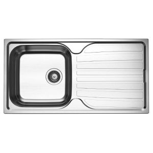 Reginox Monaco Single Bowl Stainless Steel Kitchen Sink 965 x 500mm