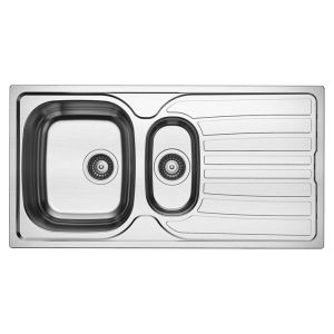 Reginox Monaco 1.5 Bowl Stainless Steel Kitchen Sink 965 x 500mm