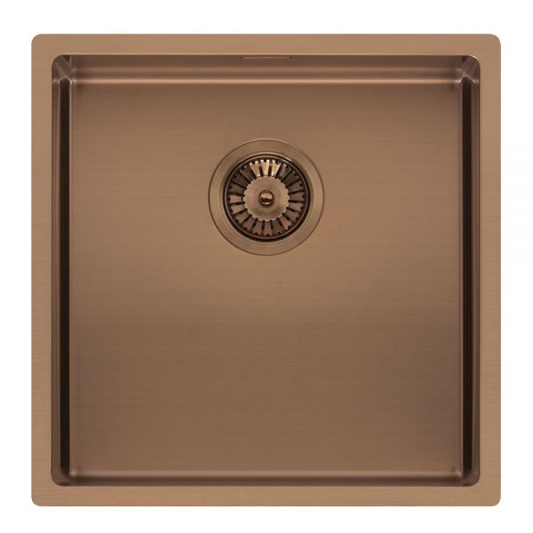 Reginox Miami Single Bowl Copper Kitchen Sink 440 x 440mm