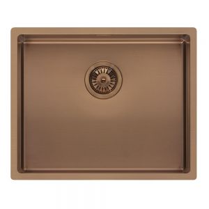 Reginox Miami Single Bowl Copper Kitchen Sink 540 x 440mm