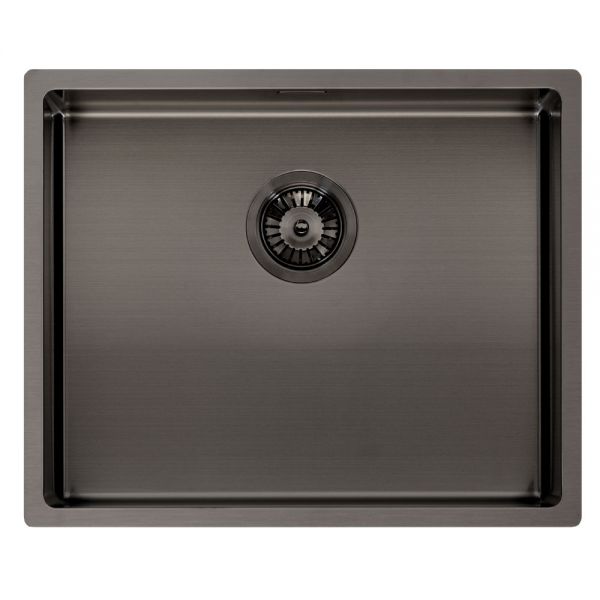 Reginox Miami Single Bowl Gunmetal Kitchen Sink 540 x 440mm