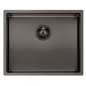 Reginox Miami Single Bowl Gunmetal Kitchen Sink 540 x 440mm