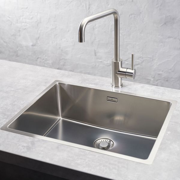 Reginox New Jersey Single Bowl Stainless Steel Kitchen Sink 540 x 410mm #3