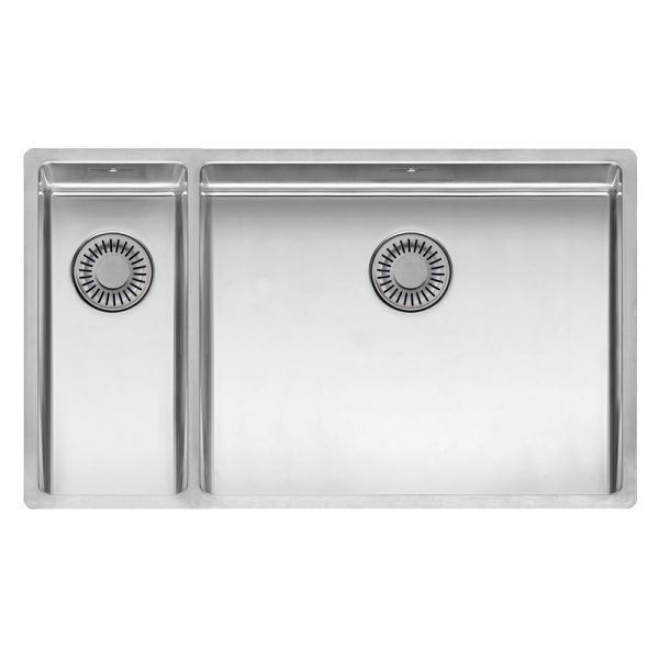 Reginox New York Right Hand 1.5 Bowl Stainless Steel Kitchen Sink 740 x 440mm