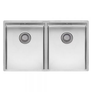 Reginox New York 2 Bowl Stainless Steel Kitchen Sink 740 x 440mm