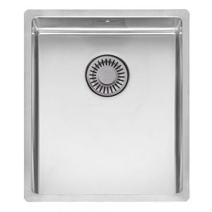 Reginox New York Single Bowl Stainless Steel Kitchen Sink 380 x 440mm