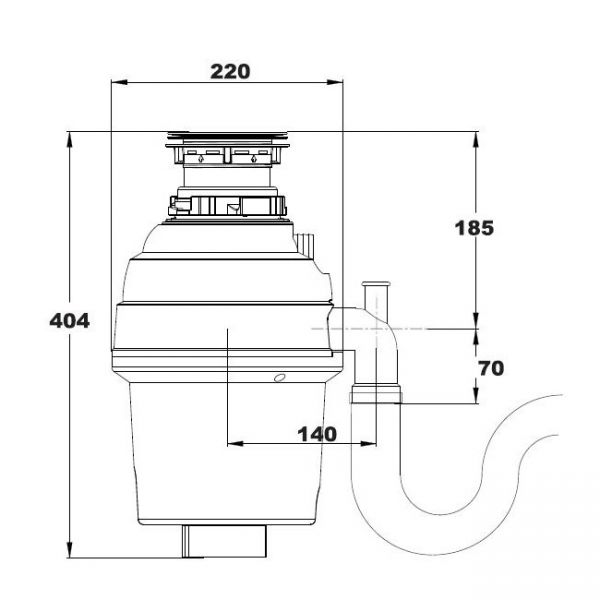 Reginox Waste Disposal Unit RD 100 AS #3