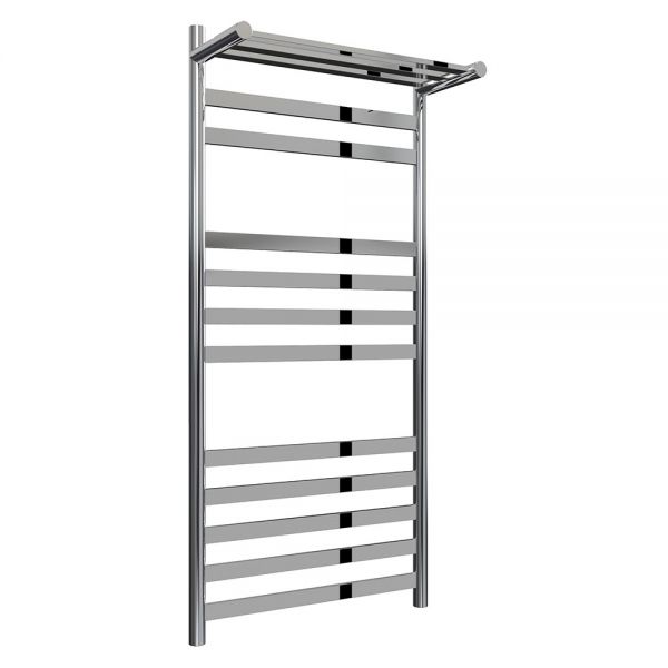 Reina Alento Polished Stainless Steel Designer Towel Radiator 1120 x 530mm