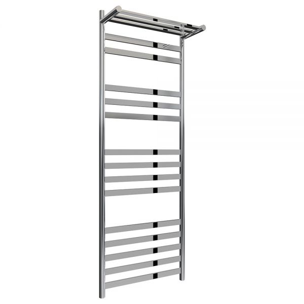 Reina Alento Polished Stainless Steel Designer Towel Radiator 1450 x 530mm