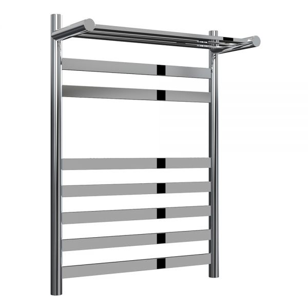 Reina Alento Polished Stainless Steel Designer Towel Radiator 720 x 530mm