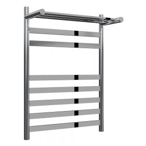 Reina Alento Polished Stainless Steel Designer Towel Radiator 720 x 530mm