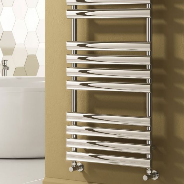 Reina Arbori Chrome Designer Towel Radiator 1130 x 500mm #2