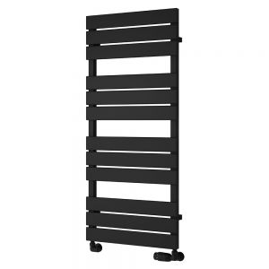 Reina Avola Black Designer Towel Radiator 1124 x 500mm