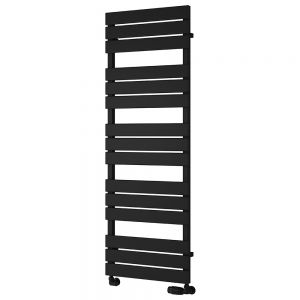 Reina Avola Black Designer Towel Radiator 1424 x 500mm