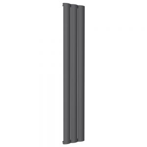 Reina Belva Anthracite Single Panel Radiator 1800 x 308mm