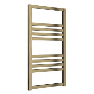 Reina Bolca Satin Bronze Designer Towel Radiator 870 x 485mm