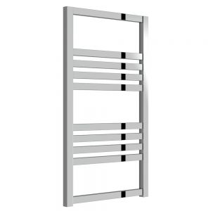 Reina Bolca Polished Designer Towel Radiator 870 x 485mm