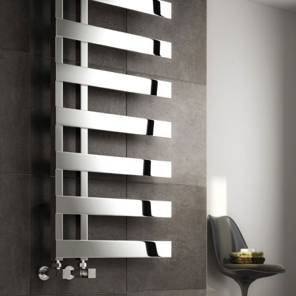 Reina Capelli Polished Stainless Steel Designer Towel Radiator 1525 x 500mm #2