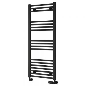 Reina Capo Black Heated Towel Rail 1200 x 400mm
