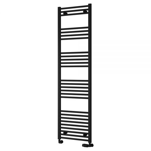 Reina Capo Black Heated Towel Rail 1800 x 500mm