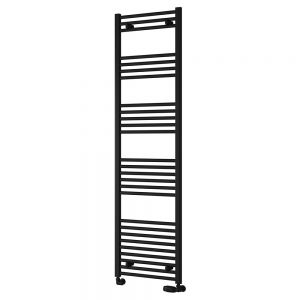 Reina Capo Black Heated Towel Rail 1800 x 600mm