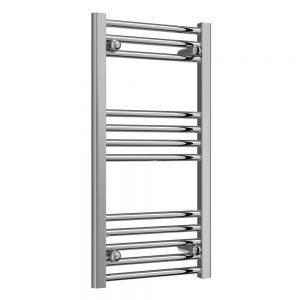 Reina Capo Chrome Heated Towel Rail 800 x 400mm