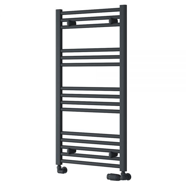 Reina Capo Anthracite Heated Towel Rail 1000 x 500mm