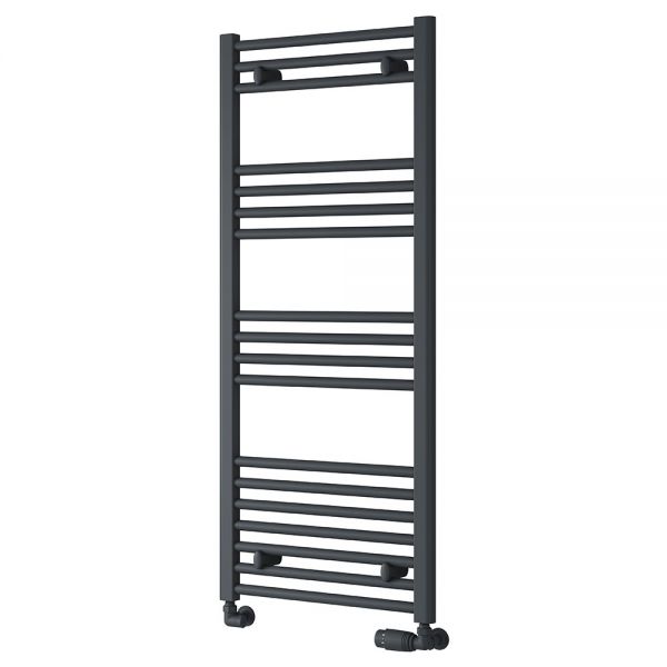 Reina Capo Anthracite Heated Towel Rail 1200 x 500mm