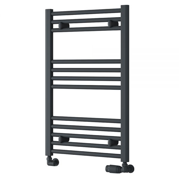 Reina Capo Anthracite Heated Towel Rail 800 x 400mm