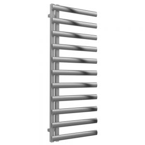Reina Cavo Brushed Stainless Steel Designer Towel Radiator 1230 x 500mm